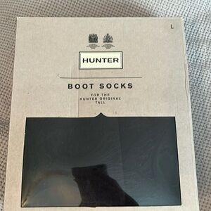 Hunter brand boot socks never used